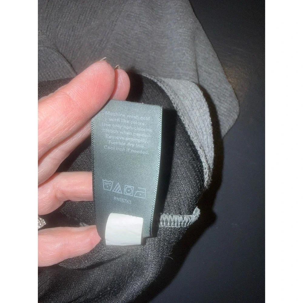 Champion Mens Size L Gray Waffle Knit Pullover Crew Sweater Warm‎ Thermal